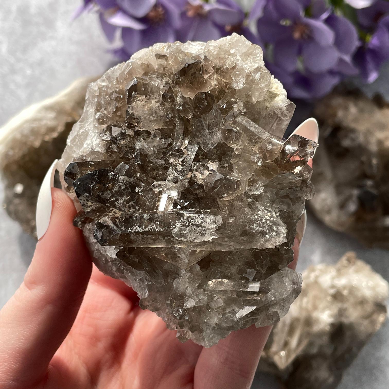 Smoky Quartz Cluster MED - 1pc Smoky Quartz Cluster MED - 1pc